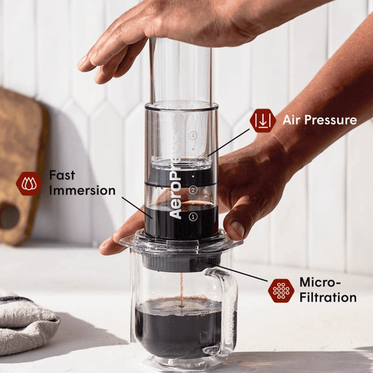 Recipe Bundle - Clear - Coffee Maker and Accessory Set for Daily Use
