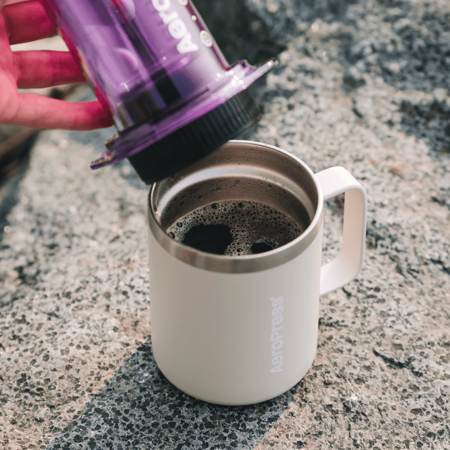 AeroPress Travel Coffee Mug - Stainless Steel - Brewing Companion for Everyday Coffee