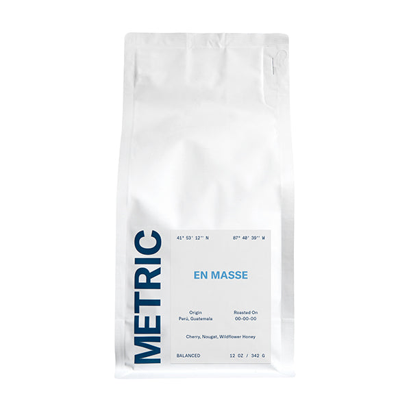 En Masse 12 oz - Coffee Selection for Fresh Daily Preparation