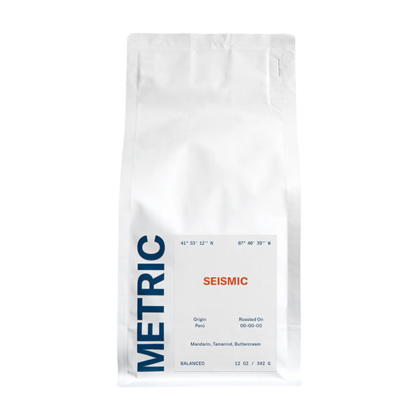Seismic 12 oz - Coffee Selection for Fresh Daily Preparation