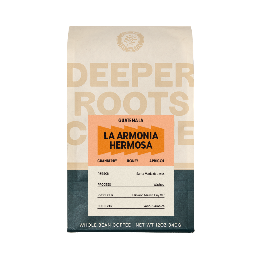 La Armonia Hermosa 12 oz - Coffee Selection for Fresh Daily Preparation