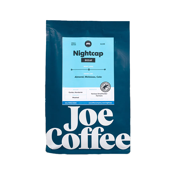 Nightcap Decaf 12 oz - Coffee Selection for Fresh Daily Preparation