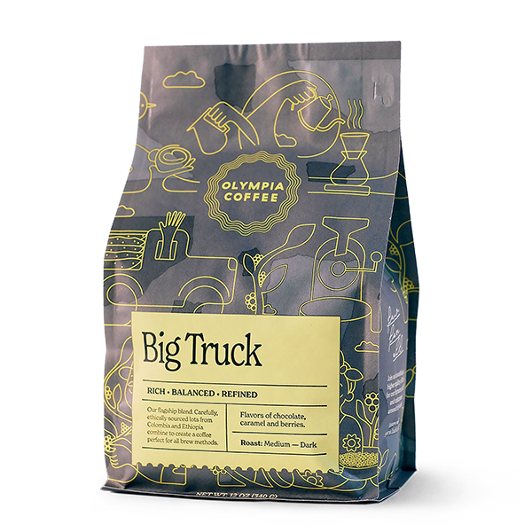 Big Truck 12 oz - Coffee Selection for Fresh Daily Preparation