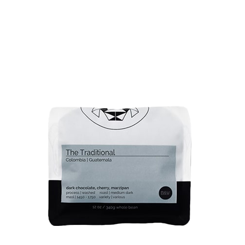 The Traditional 12 oz - Coffee Selection for Fresh Daily Preparation
