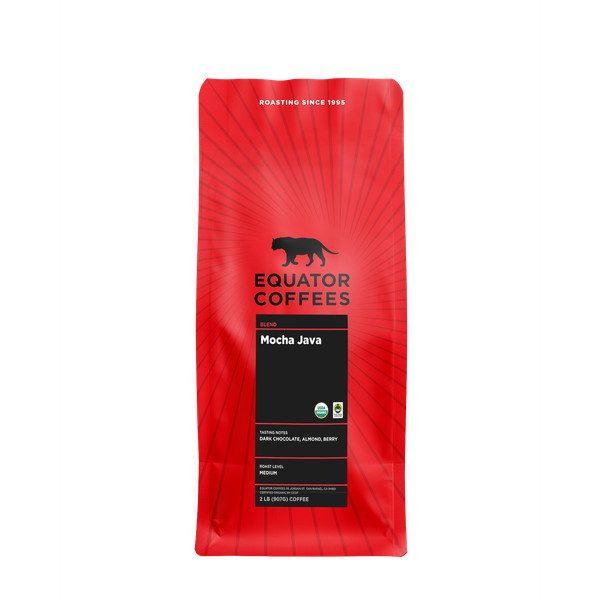 Mocha Java Fair Trade Organic 2 lb - Coffee Selection for Fresh Daily Preparation