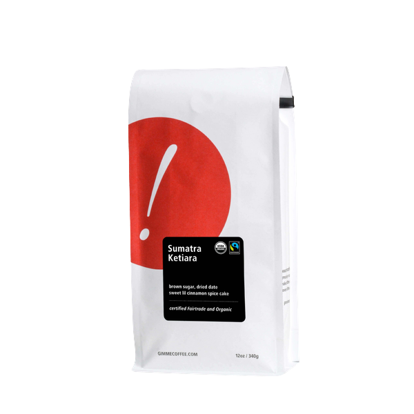 Sumatra Ketiara Fairtrade Organic 2 lb - Coffee Selection for Fresh Daily Preparation