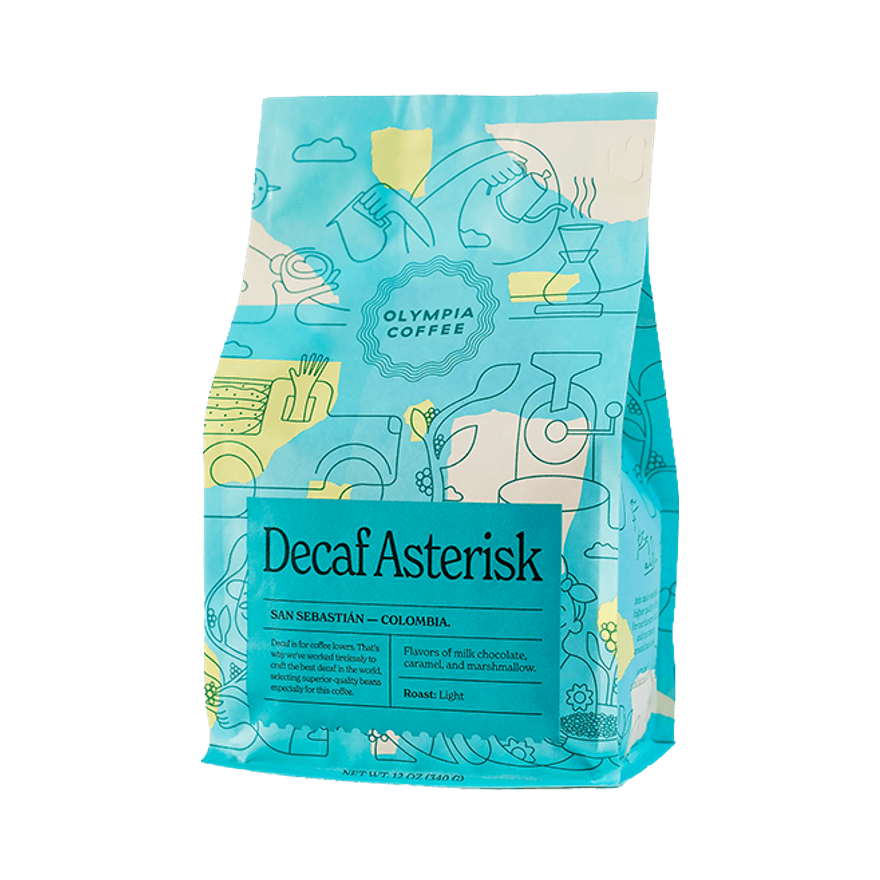 Decaf Asterisk 2 lb - Coffee Selection for Fresh Daily Preparation