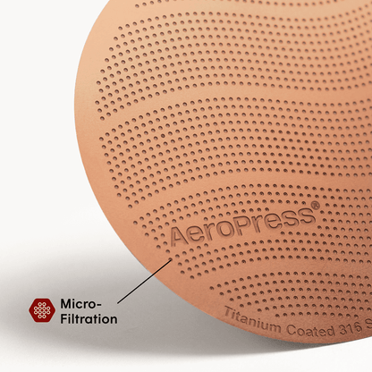 AeroPress Gold Tone Filter - Standard - Coffee Filter Accessory for Home Brewing