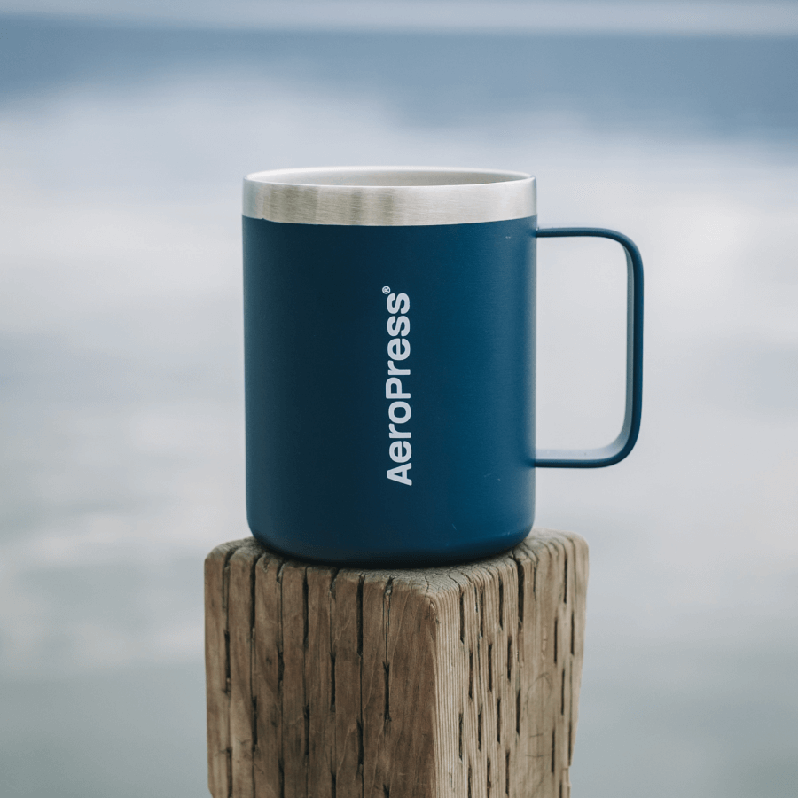 AeroPress Travel Coffee Mug - Stainless Steel - Brewing Companion for Everyday Coffee