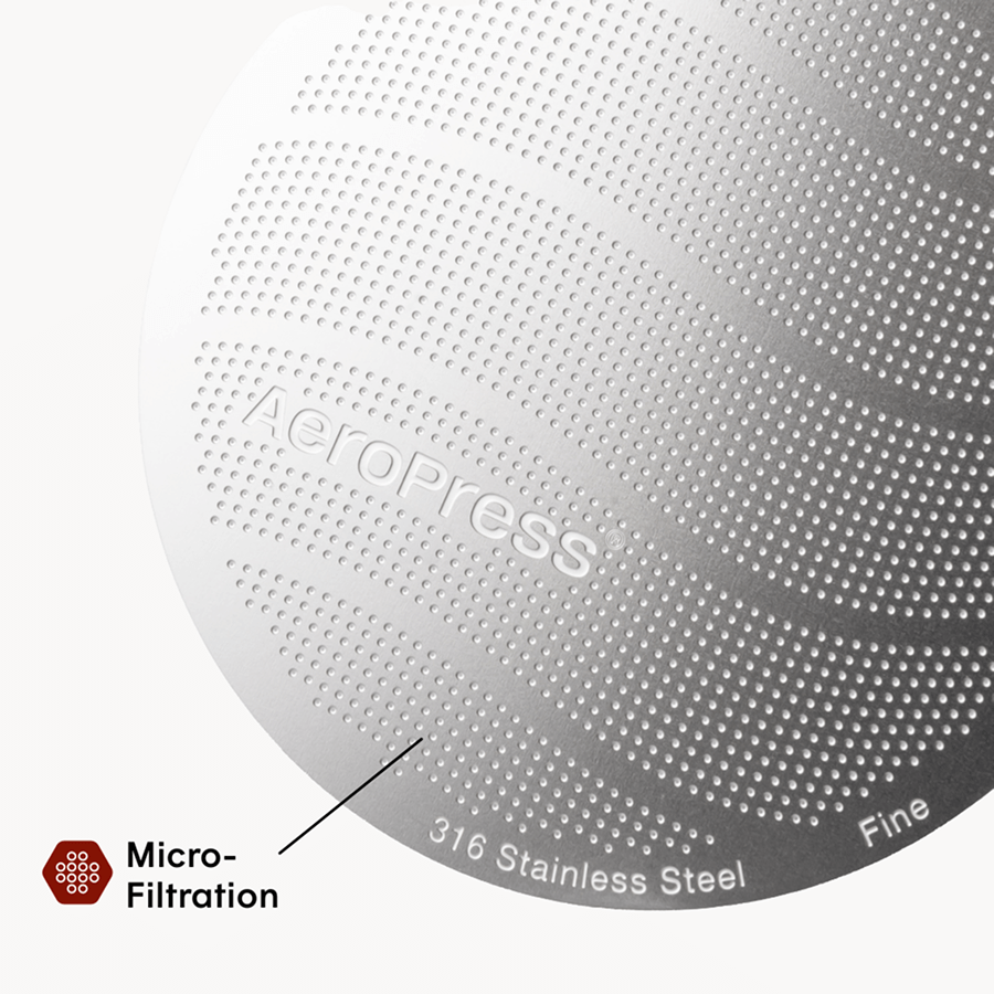 AeroPress Stainless Steel Filter - Standard - Coffee Filter Accessory for Home Brewing