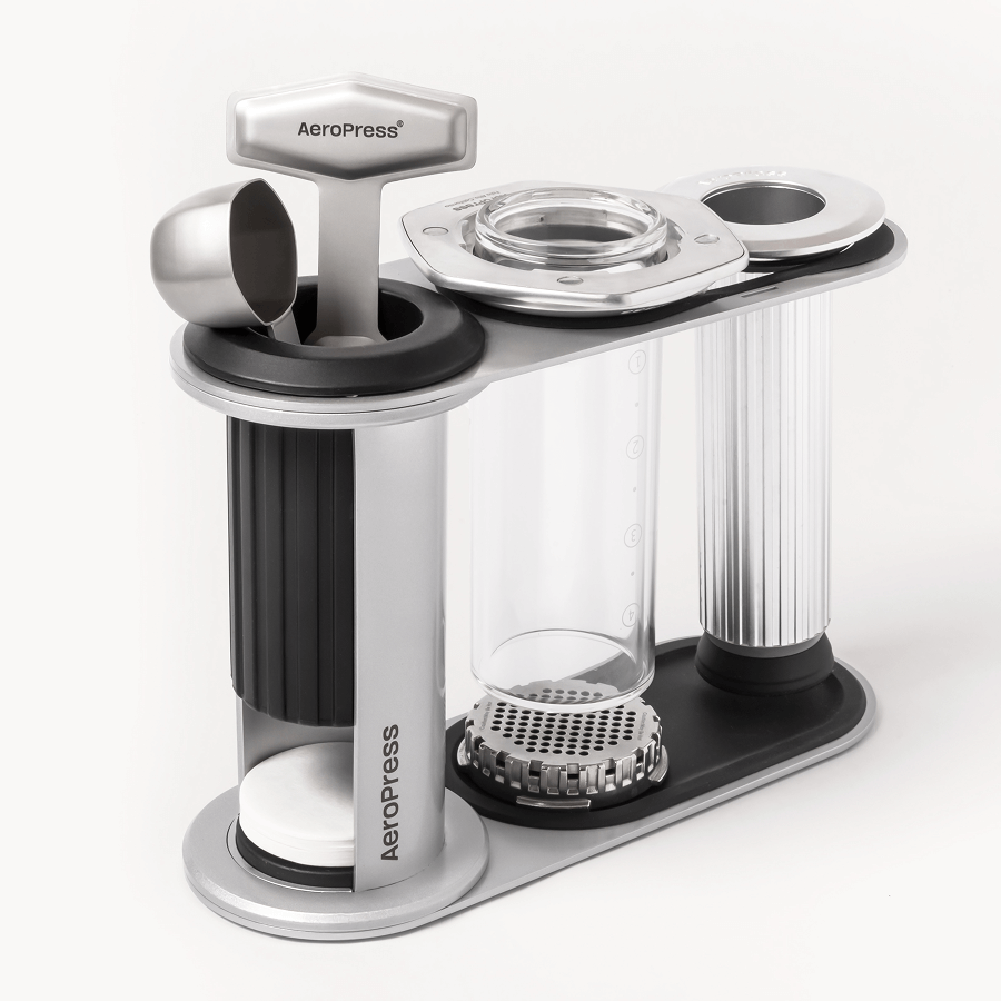 AeroPress Organizer Stand - Stainless Steel - Brewing Storage Accessory for Coffee Tools
