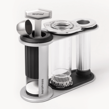 AeroPress Organizer Stand - Stainless Steel - Brewing Storage Accessory for Coffee Tools