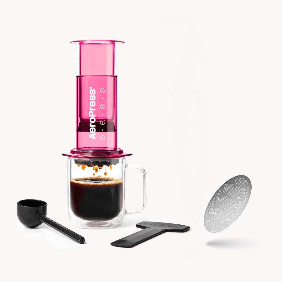 Traveler’s Bundle - Clear - Coffee Maker and Accessory Set for Daily Use