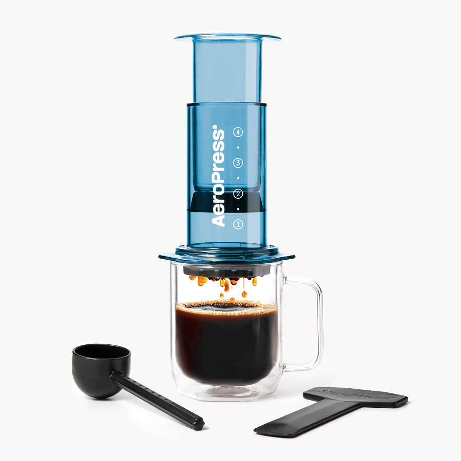 AeroPress Coffee Maker - Clear & Colors - Portable Coffee Maker for Home and Travel