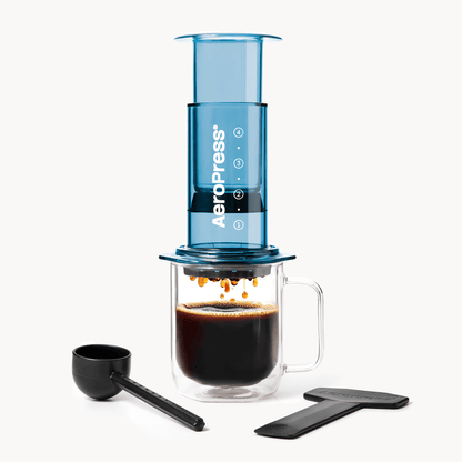 AeroPress Coffee Maker - Clear & Colors - Portable Coffee Maker for Home and Travel