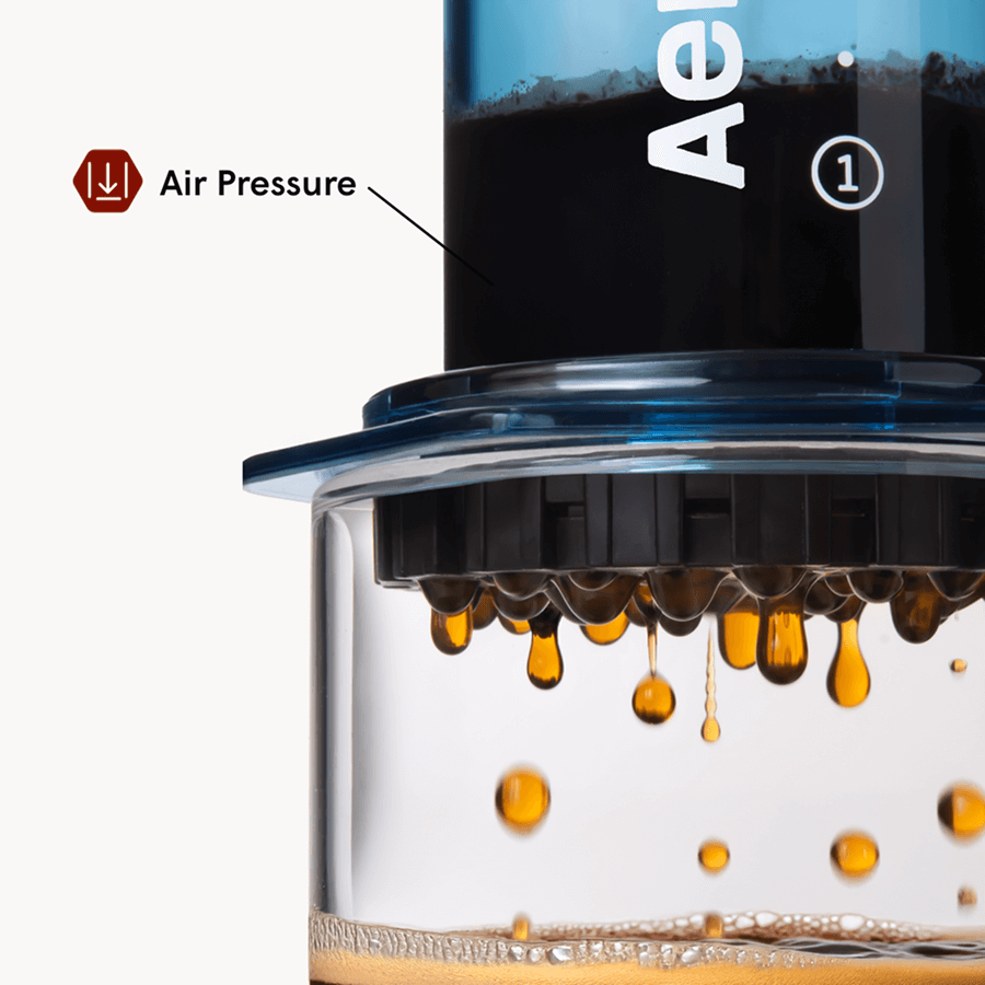 AeroPress Coffee Maker - Clear & Colors - Portable Coffee Maker for Home and Travel
