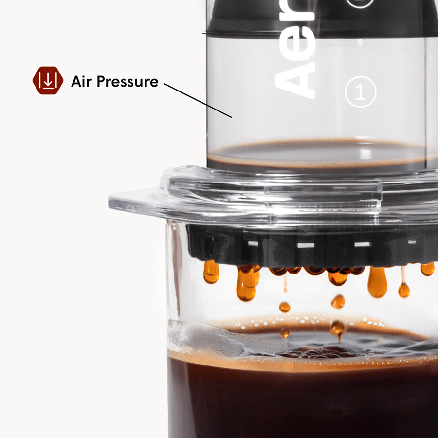 AeroPress Coffee Maker - Clear & Colors - Portable Coffee Maker for Home and Travel