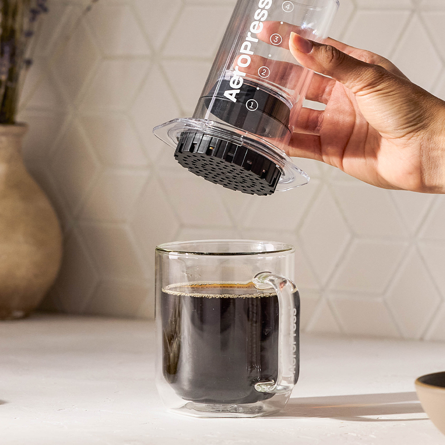 AeroPress Coffee Maker - Clear & Colors - Portable Coffee Maker for Home and Travel
