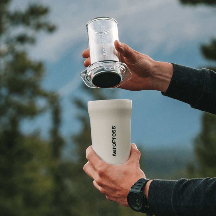 AeroPress Coffee Maker - Go Plus - Portable Coffee Maker for Home and Travel