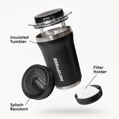 AeroPress Coffee Maker - Go Plus - Portable Coffee Maker for Home and Travel