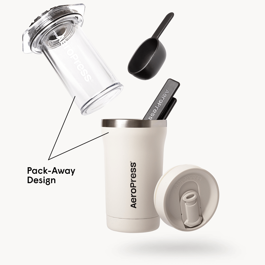 AeroPress Coffee Maker - Go Plus - Portable Coffee Maker for Home and Travel