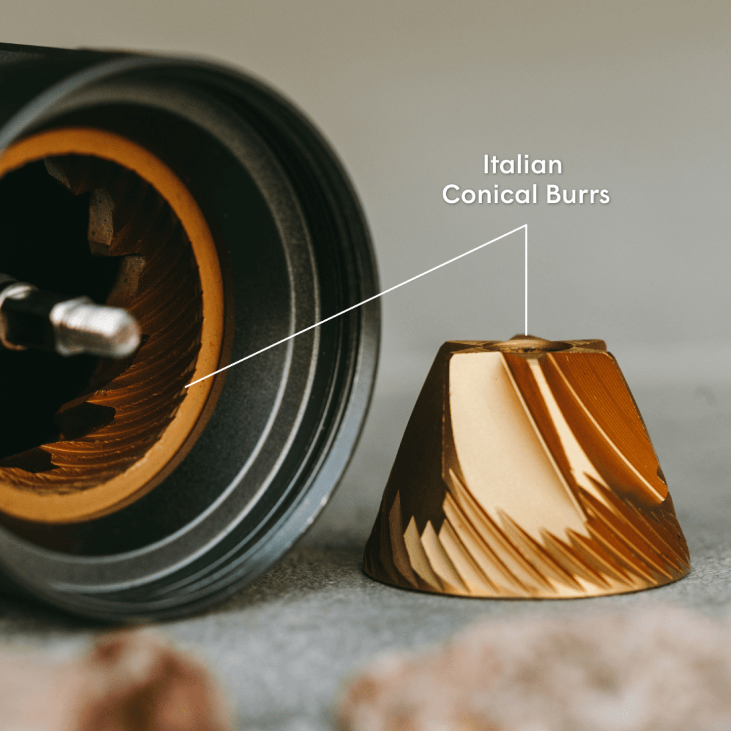 AeroPress Manual Coffee Grinder - Coffee Grinder for Home and Travel Preparation