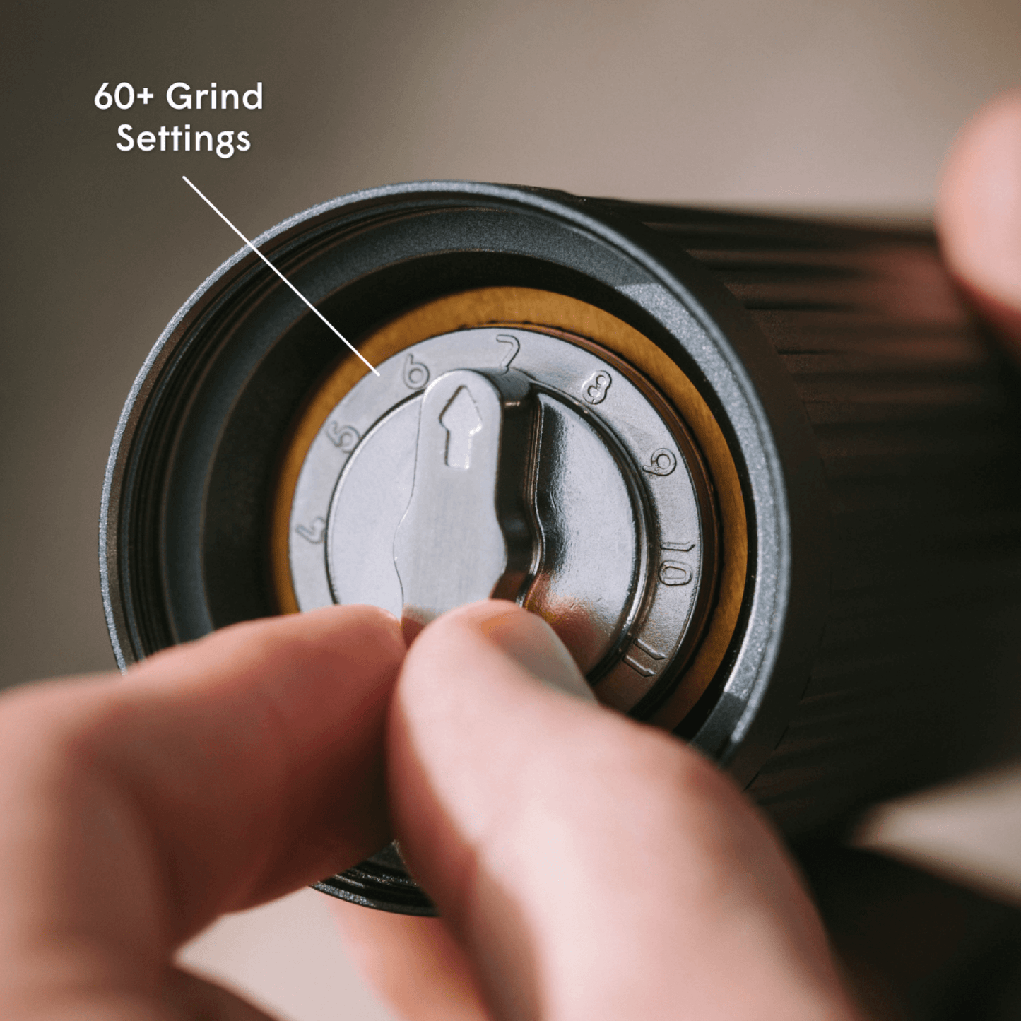AeroPress Manual Coffee Grinder - Coffee Grinder for Home and Travel Preparation