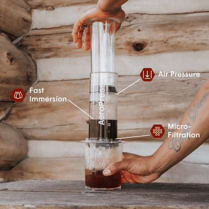 Traveler’s Bundle - Clear XL - Coffee Maker and Accessory Set for Daily Use