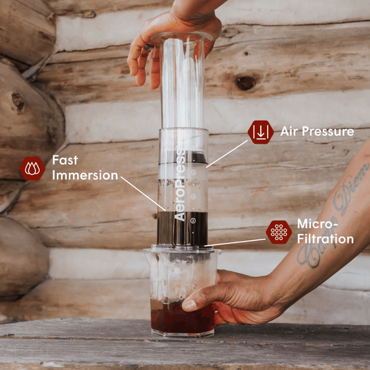 Traveler’s Bundle - Clear XL - Coffee Maker and Accessory Set for Daily Use