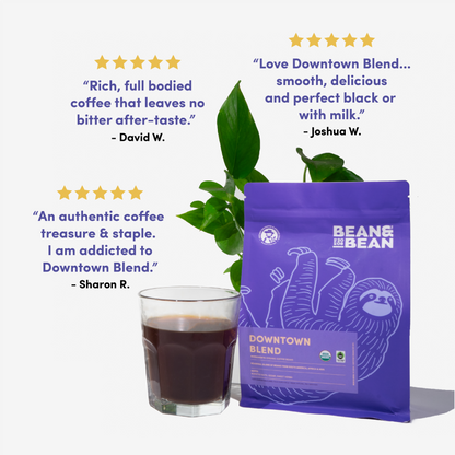 Downtown Blend Organic & Fair Trade - Coffee Selection for Fresh Daily Preparation