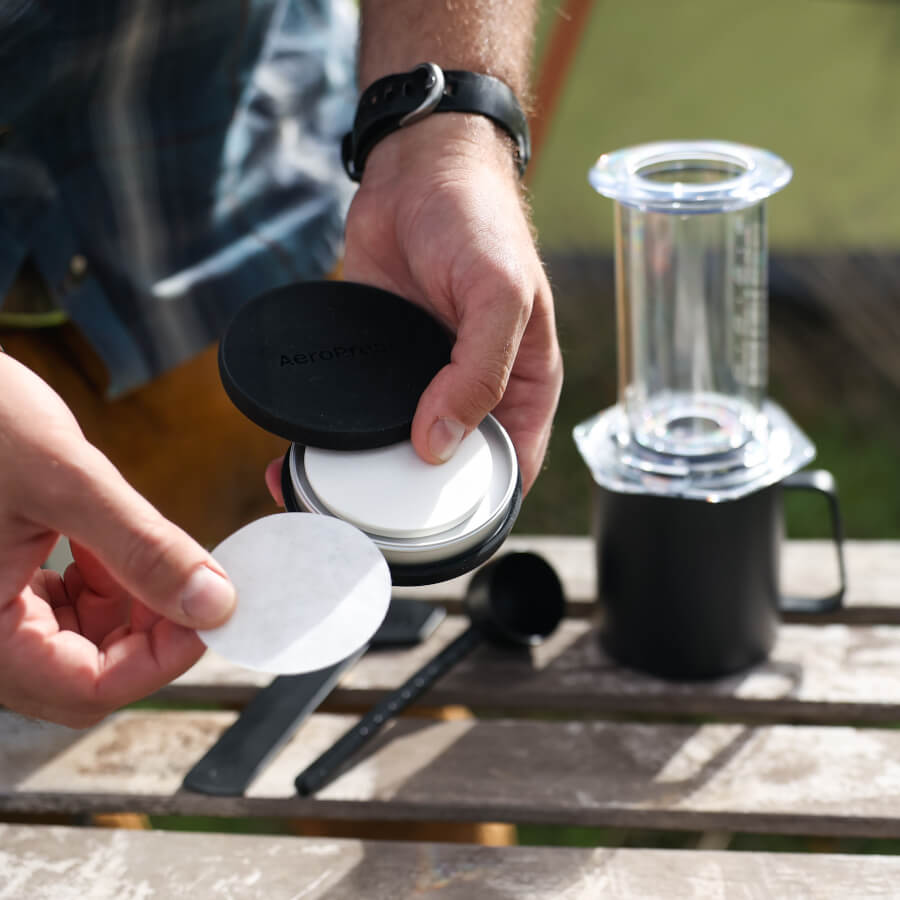 AeroPress Travel Filter Holder - Coffee Filter Accessory for Home Brewing
