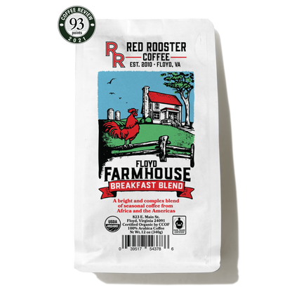 Organic Floyd Farmhouse Breakfast Blend - Coffee Selection for Fresh Daily Preparation