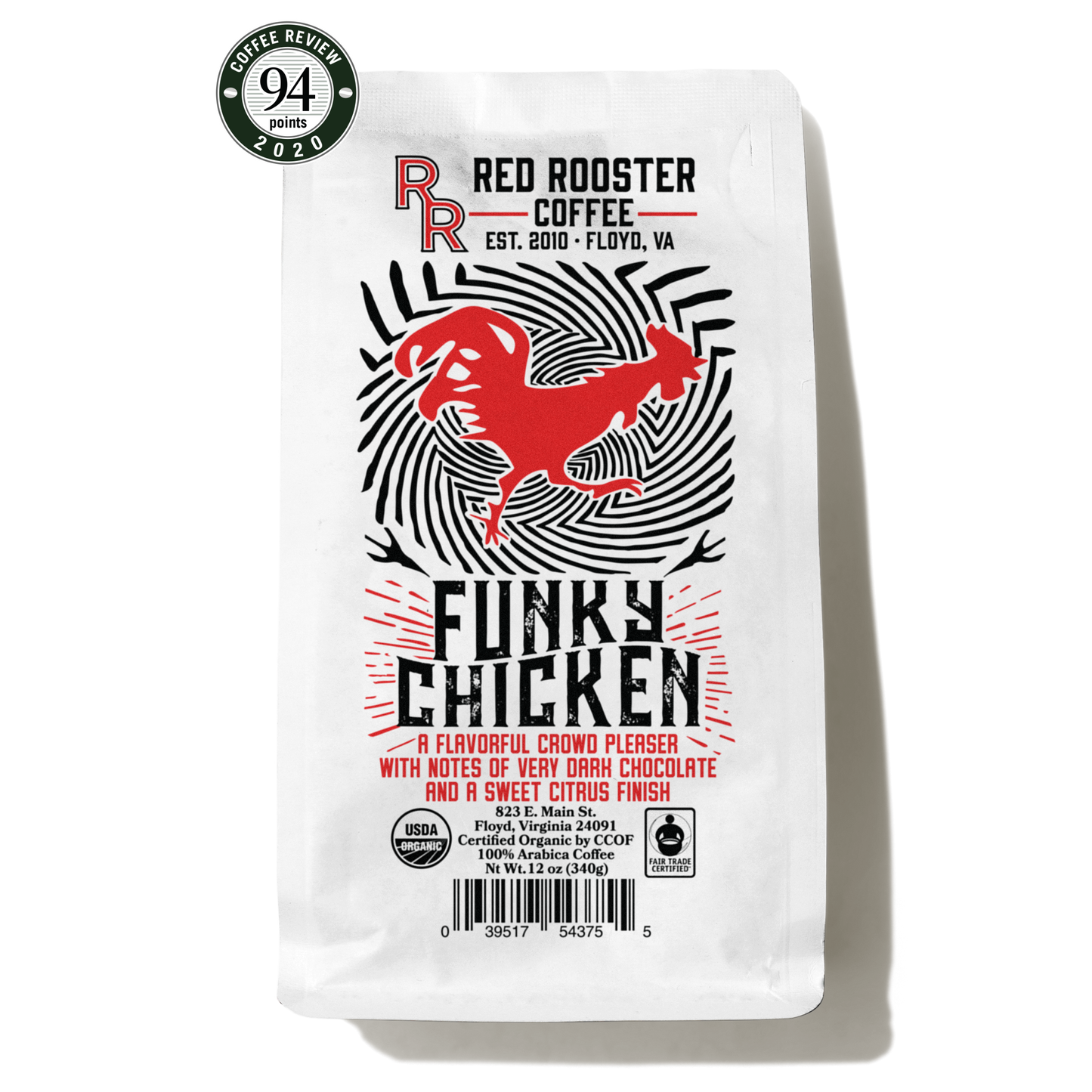Organic Funky Chicken - Coffee Selection for Fresh Daily Preparation