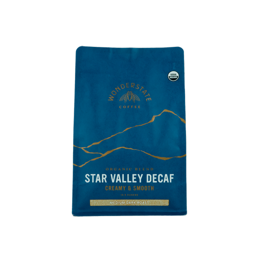 Organic Star Valley Decaf 10.5 oz - Coffee Selection for Fresh Daily Preparation