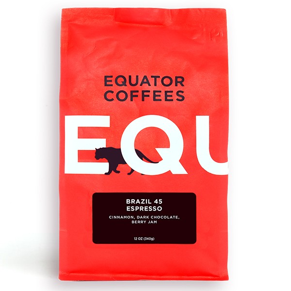 Brazil 45 Espresso 12 oz - Portable Coffee Maker for Home and Travel