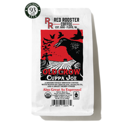 Organic Old Crow Cuppa Joe - Coffee Selection for Fresh Daily Preparation