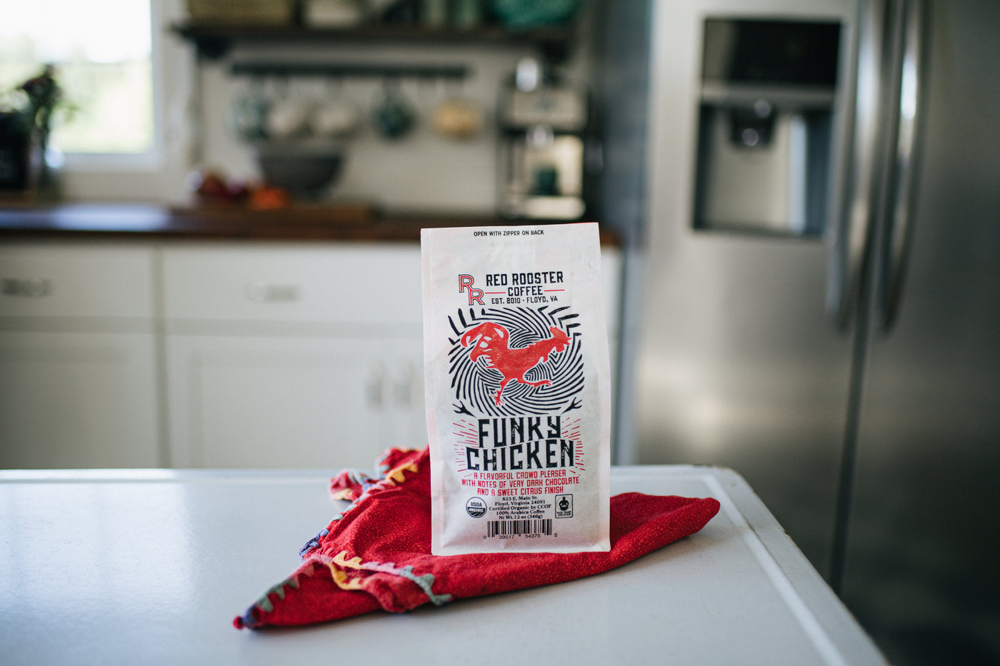Organic Funky Chicken - Coffee Selection for Fresh Daily Preparation