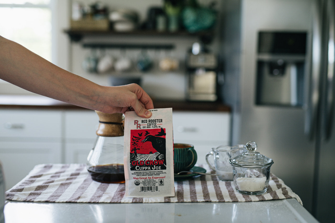 Organic Old Crow Cuppa Joe - Coffee Selection for Fresh Daily Preparation