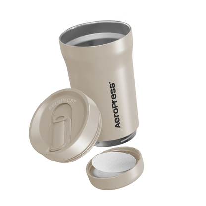 AeroPress Travel Coffee Tumbler - Stainless Steel - Brewing Companion for Everyday Coffee