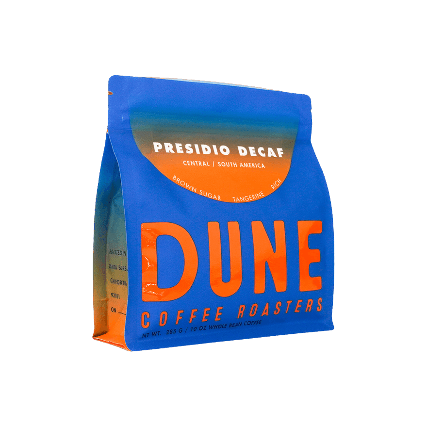 Presidio Decaf 10 oz - Coffee Selection for Fresh Daily Preparation