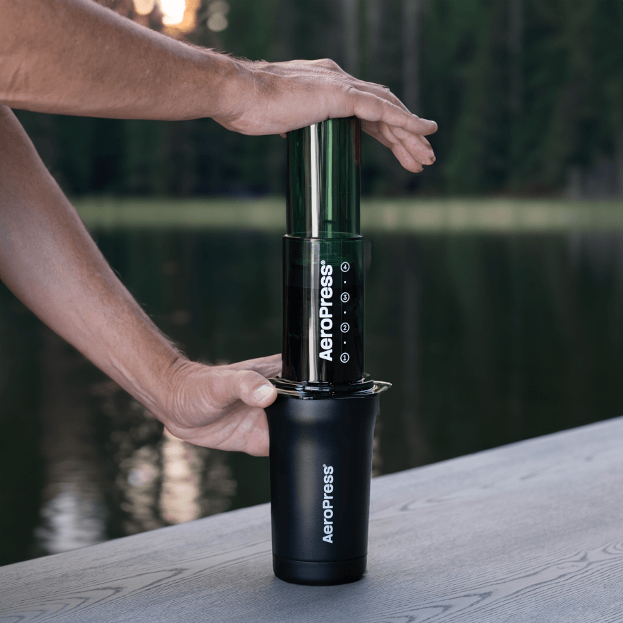 AeroPress Travel Coffee Tumbler - Stainless Steel - Brewing Companion for Everyday Coffee