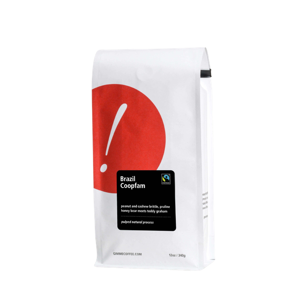 Brazil Coopfam Certified Fairtrade 2 lb - Coffee Selection for Fresh Daily Preparation