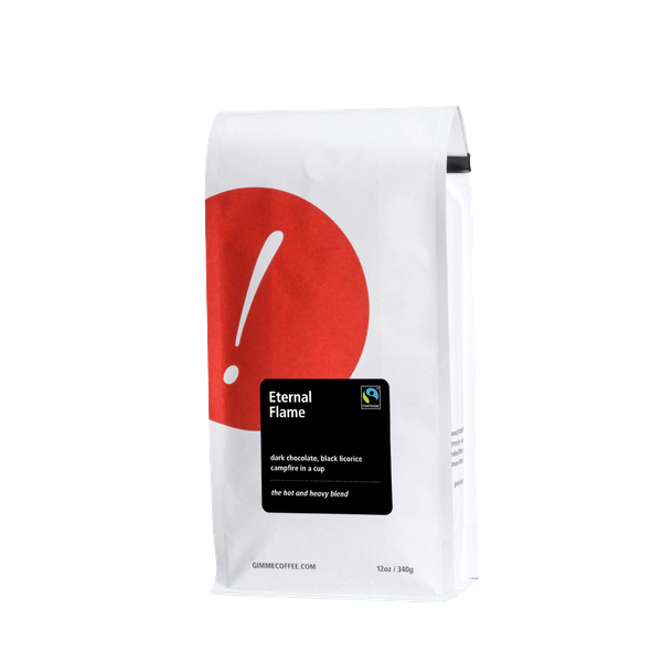 Eternal Flame Fairtrade Dark Roast 2 lb - Coffee Selection for Fresh Daily Preparation