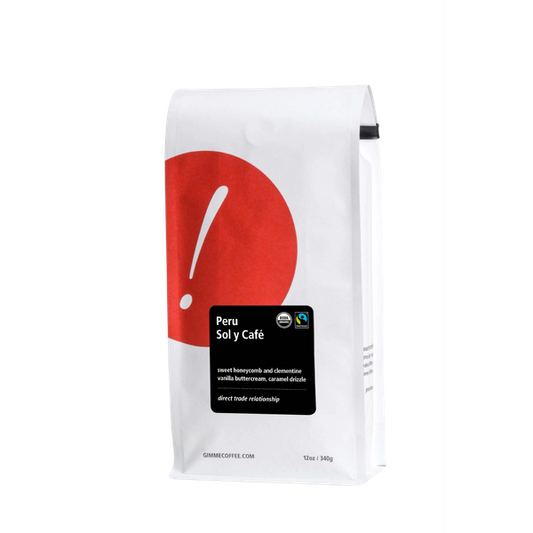 Peru Sol Y Cafe Fairtrade Organic 2 lb - Coffee Selection for Fresh Daily Preparation