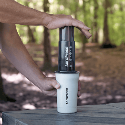 AeroPress Travel Coffee Tumbler - Stainless Steel - Brewing Companion for Everyday Coffee