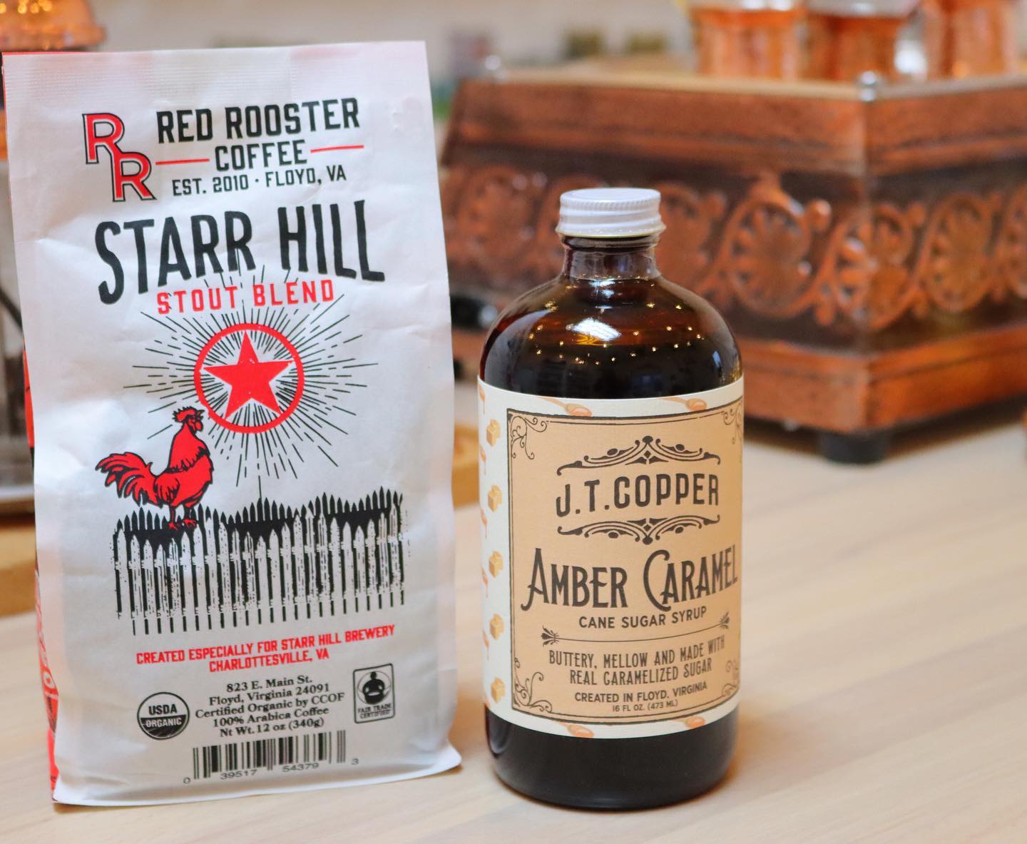 Organic Starr Hill Stout Blend - Coffee Selection for Fresh Daily Preparation